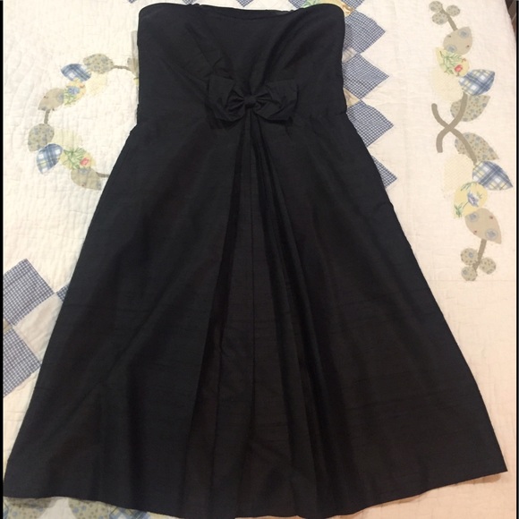 Black strapless knee length dress - Picture 1 of 2