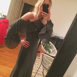 KEEPSAKE Off the Shoulder Maxi Dress (SMALL)