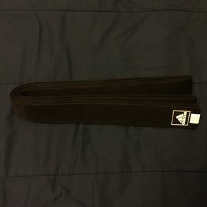 Adidas Martial Arts black belt.