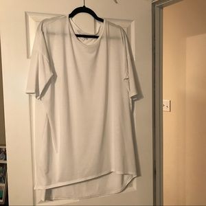 Large LuLaRoe Irma Tunic Solid White