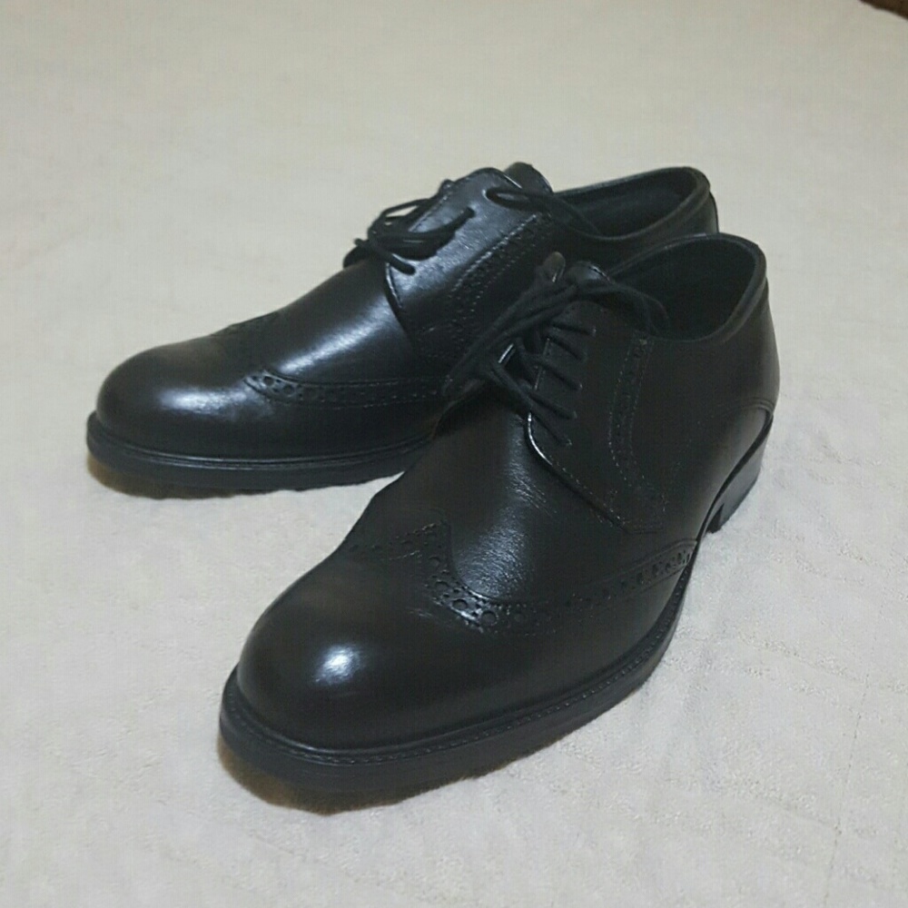 Mens Alfani Wingtip Oxford Black Dress Shoes