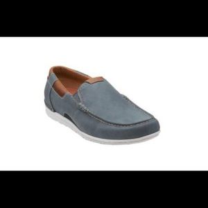 Men's boat shoes - Clark's Ungraysen Free in Denim