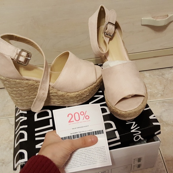 Charlotte Russe Shoes - FINAL PRICE NEW 5.5 / 6 charlotte russe wedges