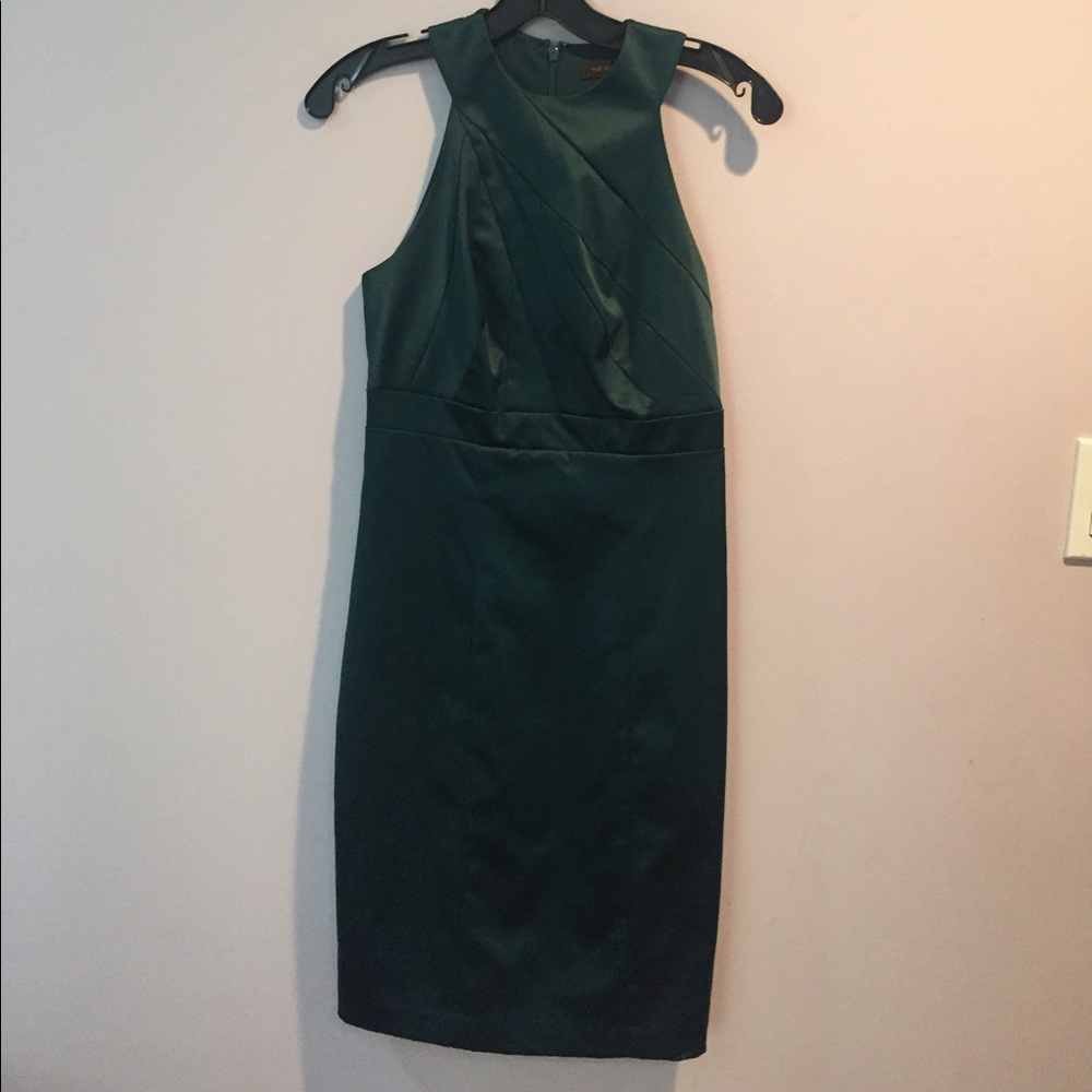 Dark green dress
