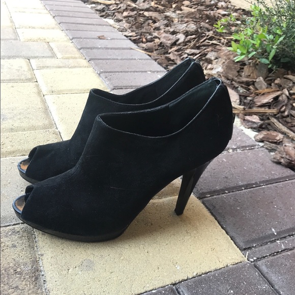 Nine West Shoes - Black peep toe booties