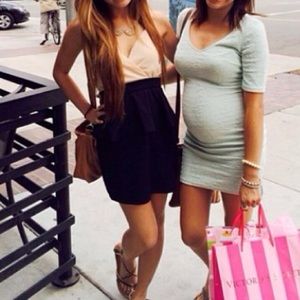 Foreign exchange peplum dress