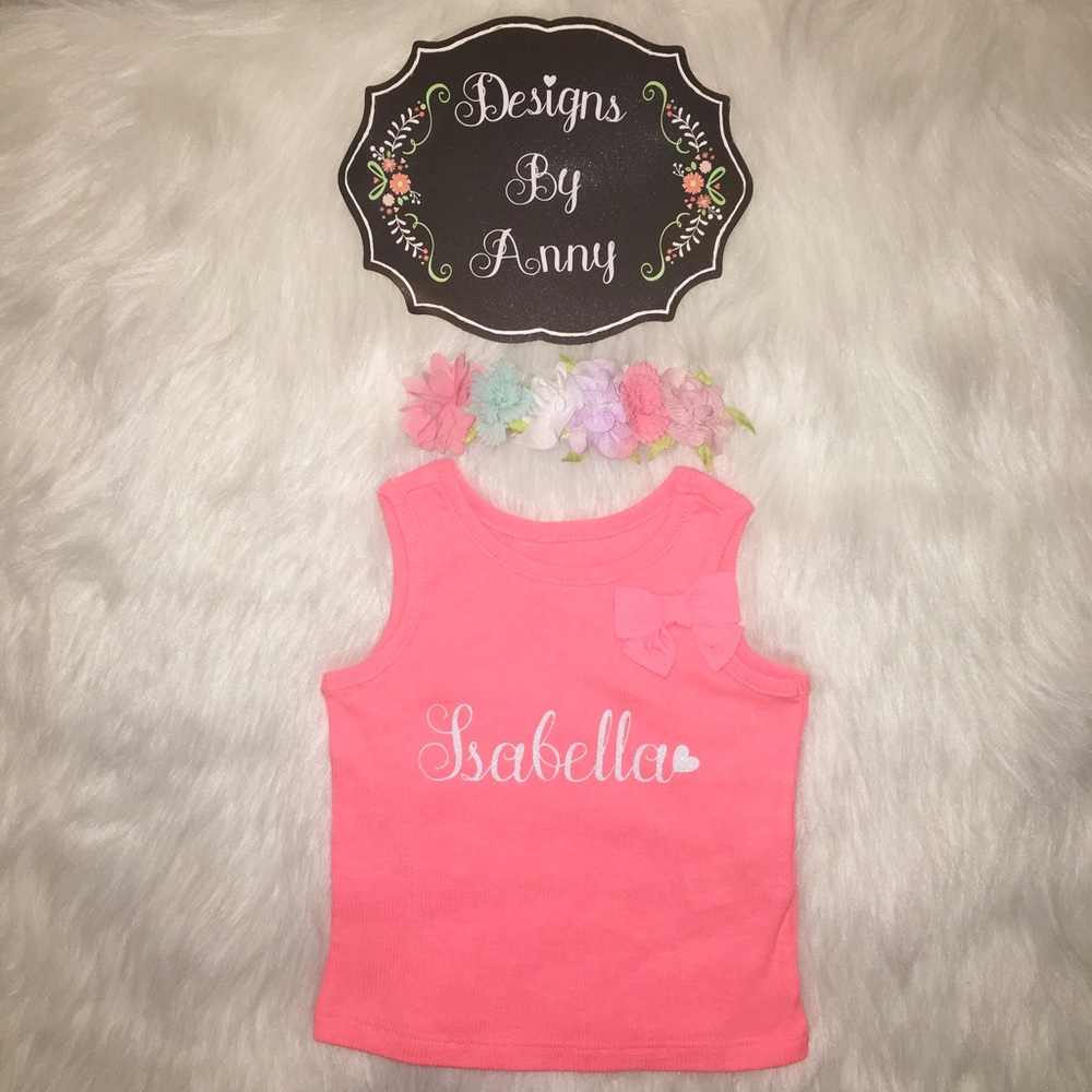 Personalized tank top