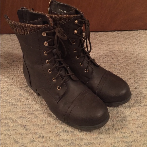 Shoes - Dark brown combat boots