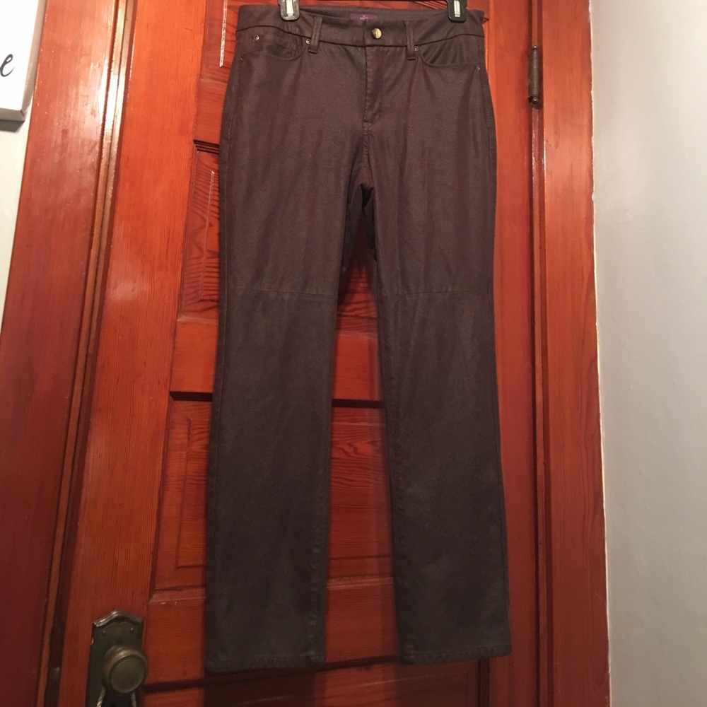 NYDJ brown legging pants