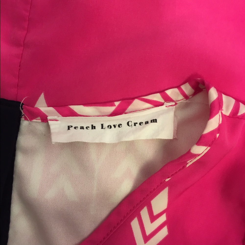 Peach Love Cream Tribal Dress - Picture 4 of 4