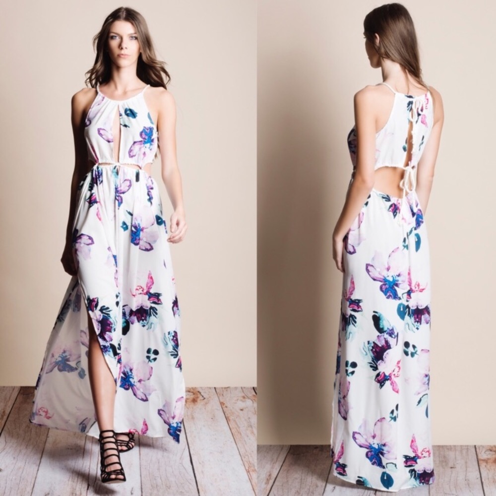 🎉HP flash sale🚨new floral maxi dress👗