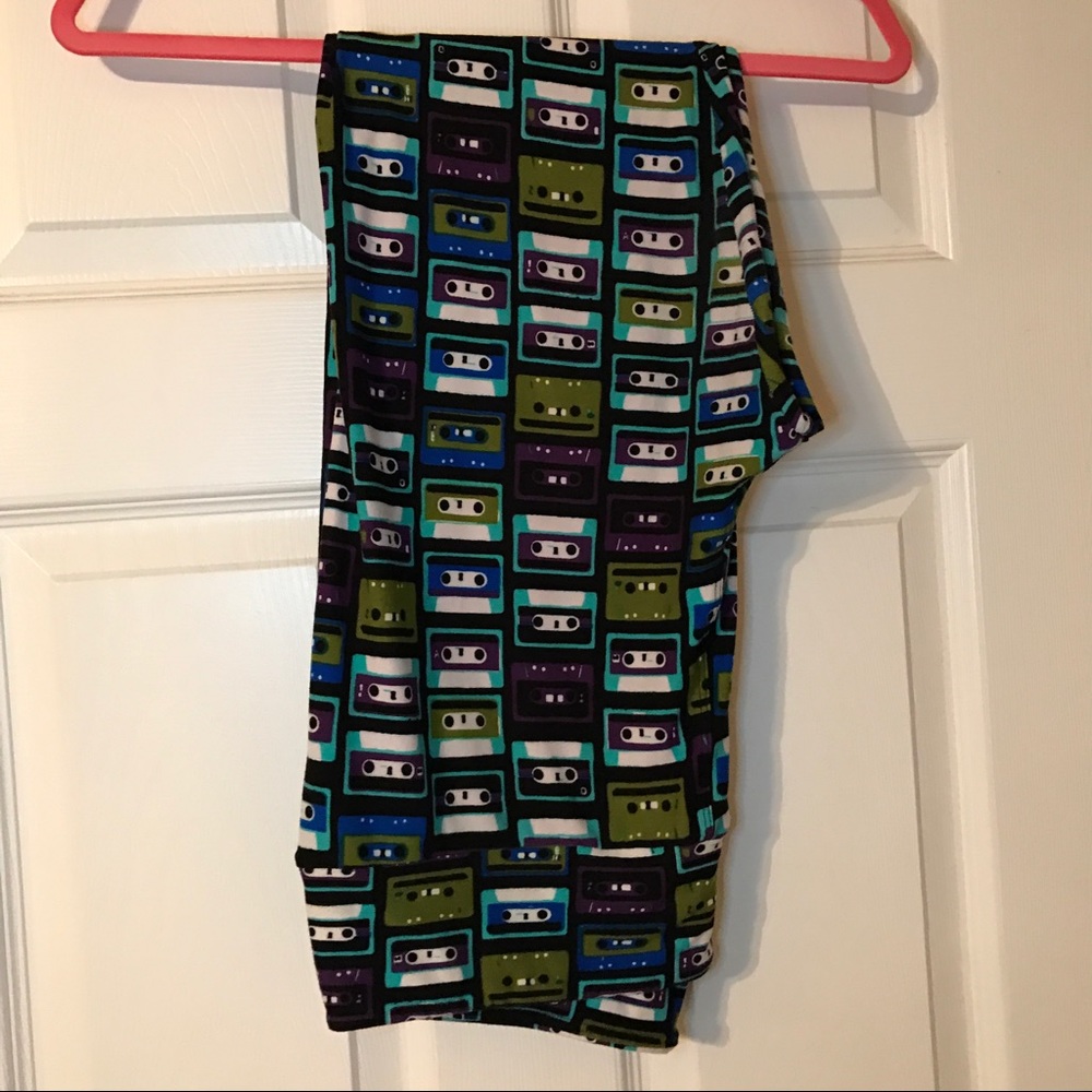 LuLaRoe TC Leggings - Cassette Tapes