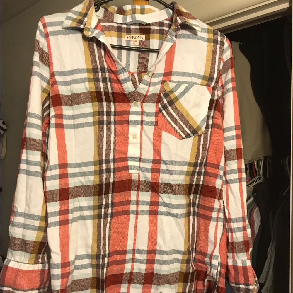 Striped Boyfriend Top