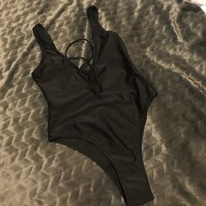 SEXY BLACK ONE PIECE - brand new, tags on!