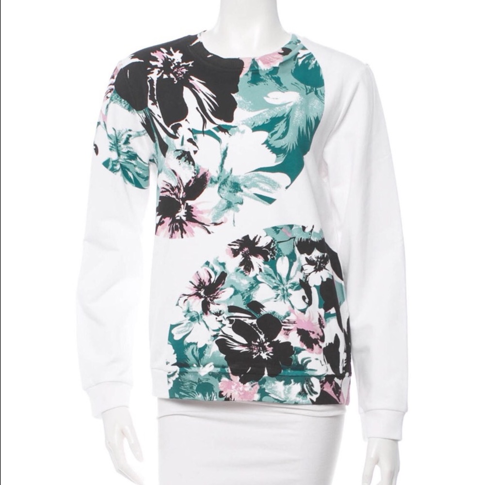 Sportsmax floral soft cotton sweatshirt