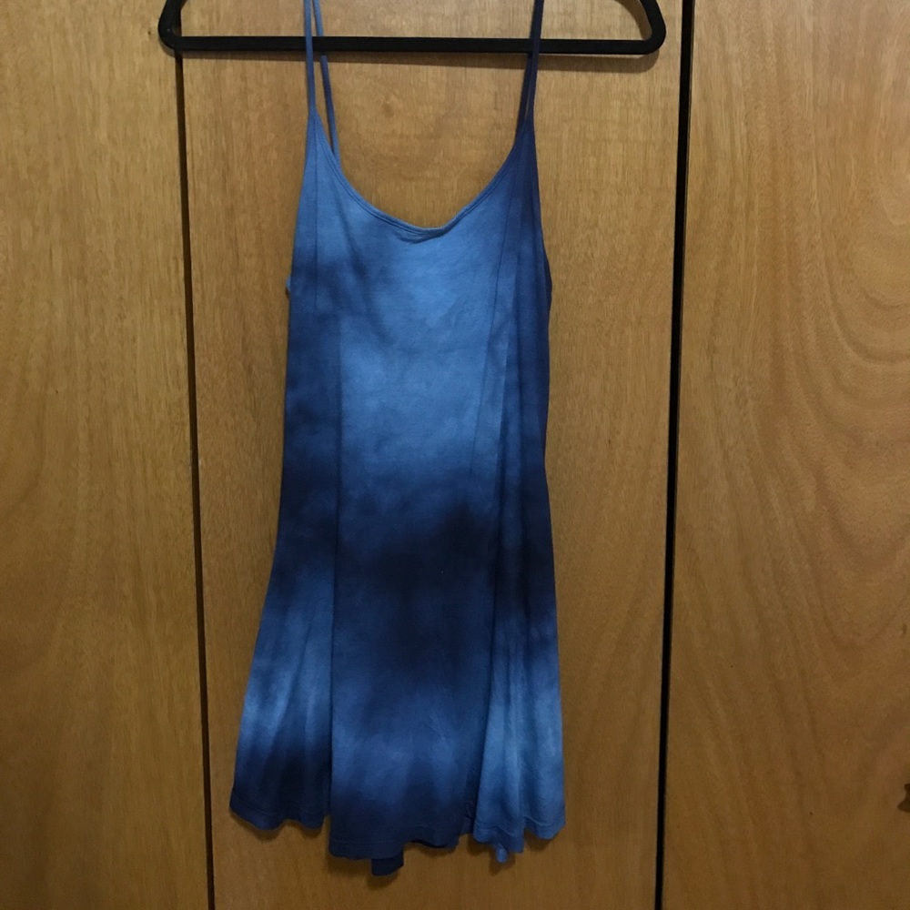 Brandy Melville blue tie-dye dress