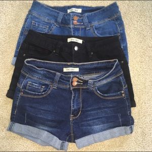 Waisted High Shorts