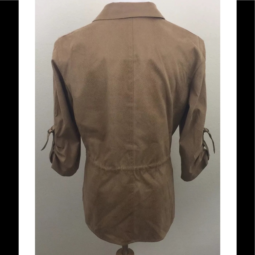 Chico's Lightweight Utility Shirt Sz 1 Medium 8 - Picture 6 of 8