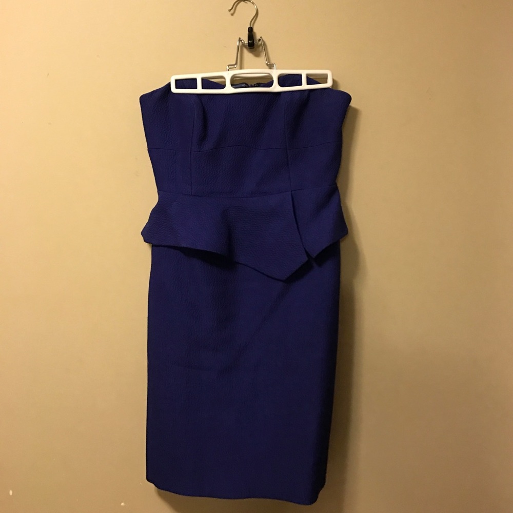 Nicole Miller Cobalt Blue Mini Dress