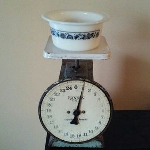 Vintage Pyrex Old Town Blue Onion Butter Tub