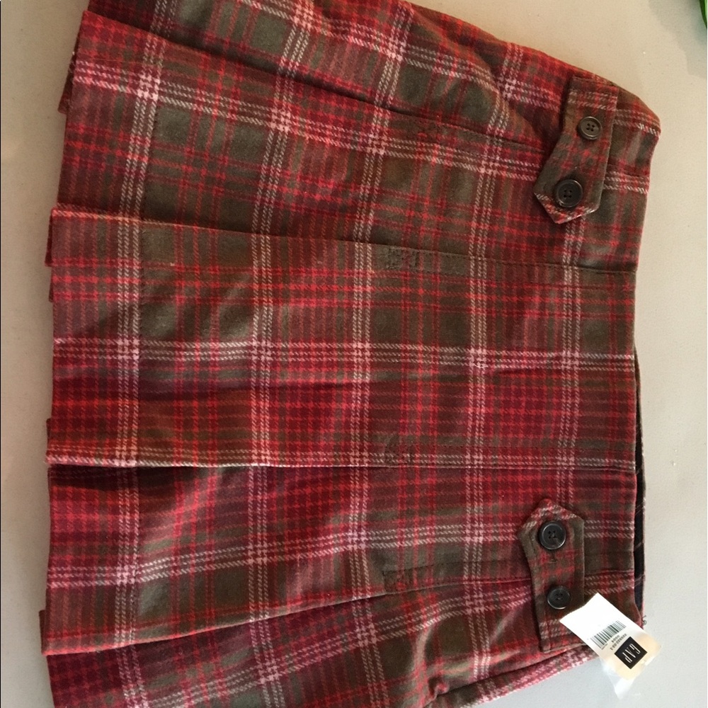 Gap plaid skirt