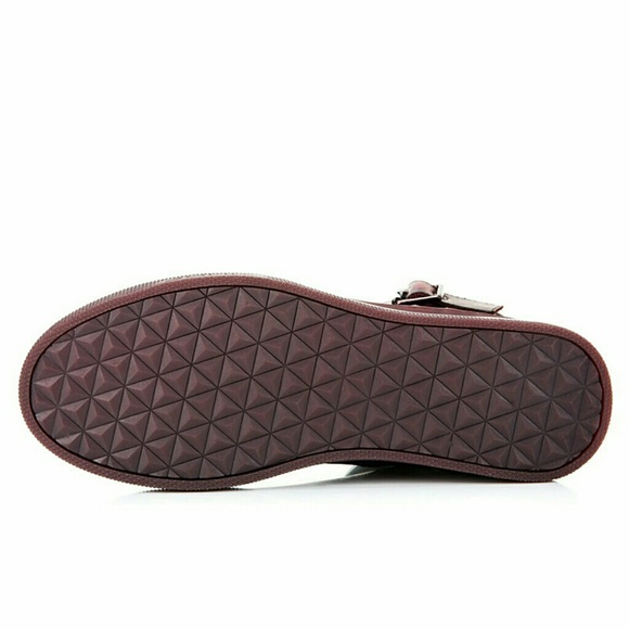 JUMP NEW YORK 
SULLIVAN BURGUNDY HIGH TOP SNEAKER - Picture 4 of 4