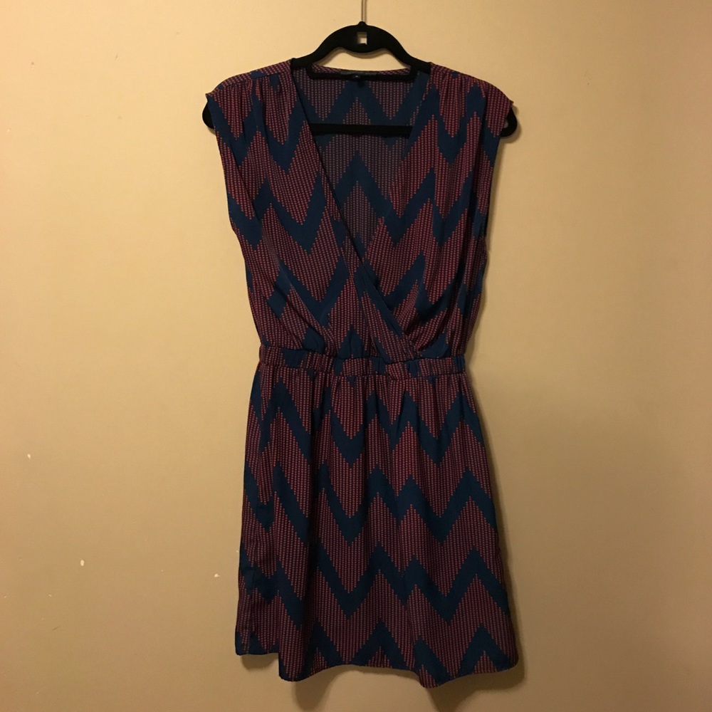 Blue & Red Summer Dress