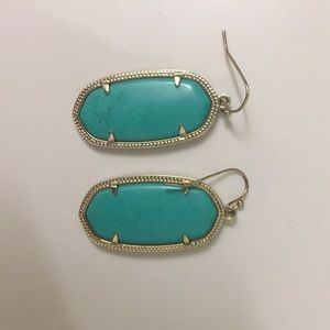 Turquoise small Kendra Scott earrings