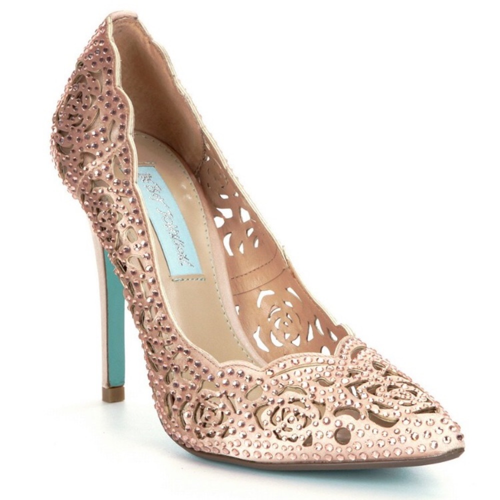 Betsey Johnson Laser cut heels