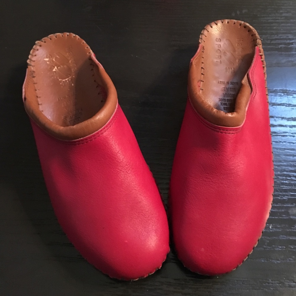 leather italian hand made slippers. - Picture 1 of 4