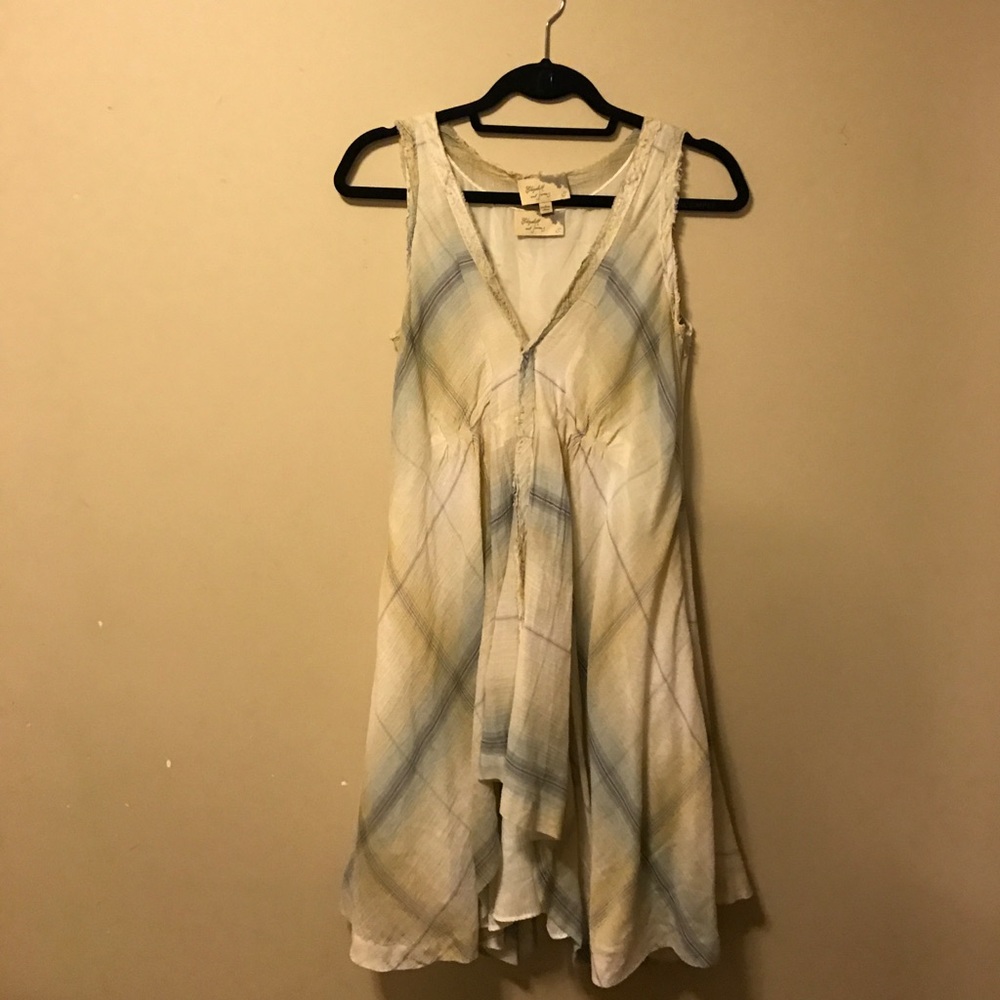 Elizabeth and James Plaid Cotton swing dress