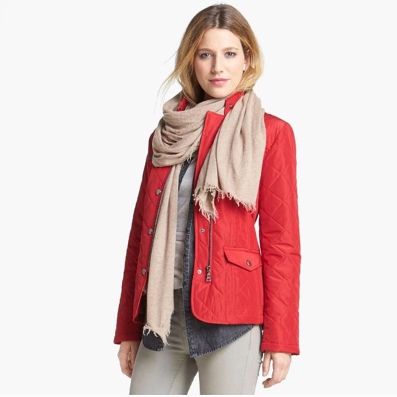 Red Quilted Jacket XS NWOT - Picture 5 of 5