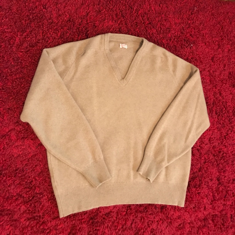 100% CASHMERE men's sweater L