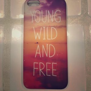 "Young Wild and Free" Phone Case