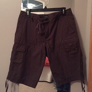 Eddie Bauer brown cargo shorts