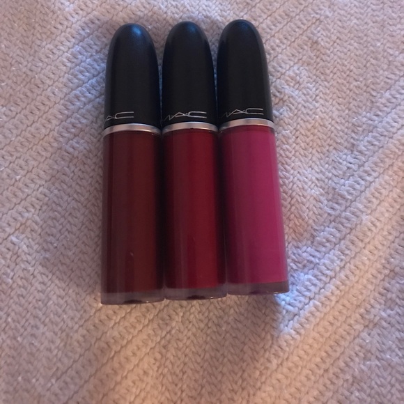 MAC Cosmetics Other - 3 retro matte liquid lipsticks
