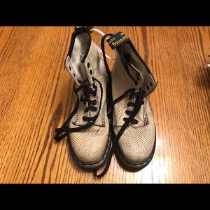 White SnakeSkin Doc Martens