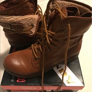 Rock & Candy Spraypaint Brown Boots