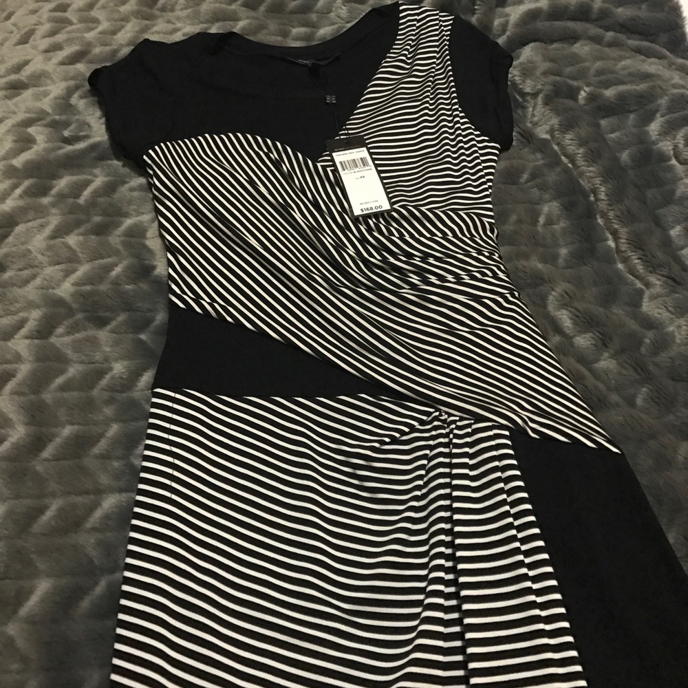 NEW with tags - BCBG black&white dress!