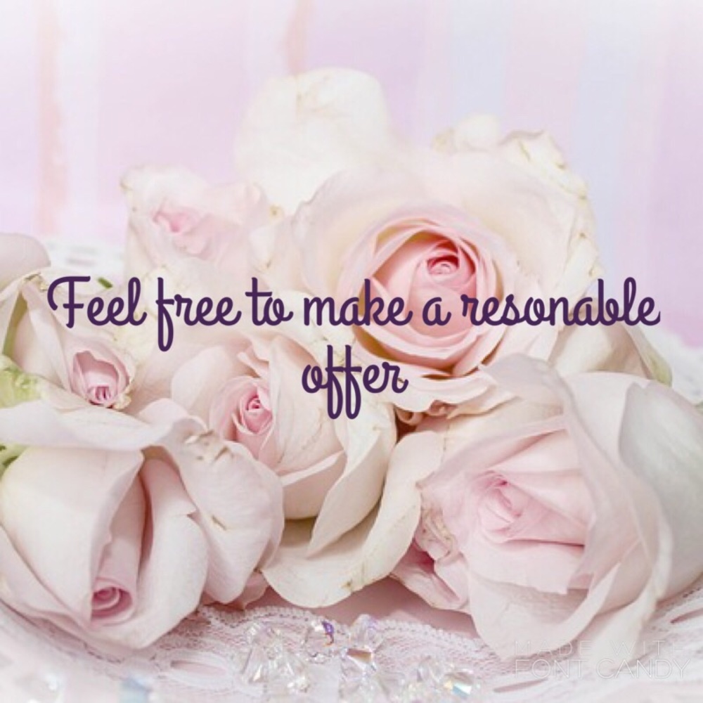 I accept reasonable offers