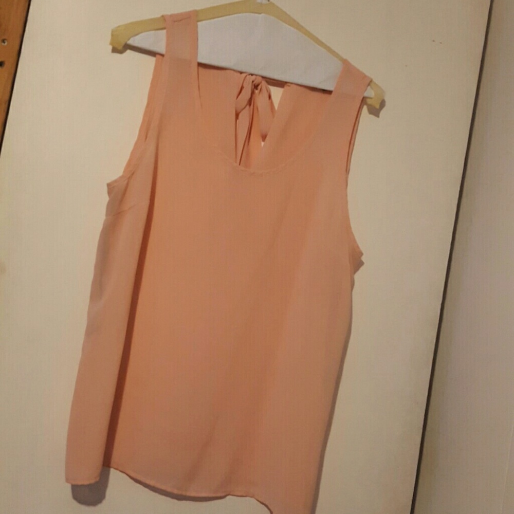 Peach blouse
