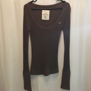 Hollister Brown Sweater