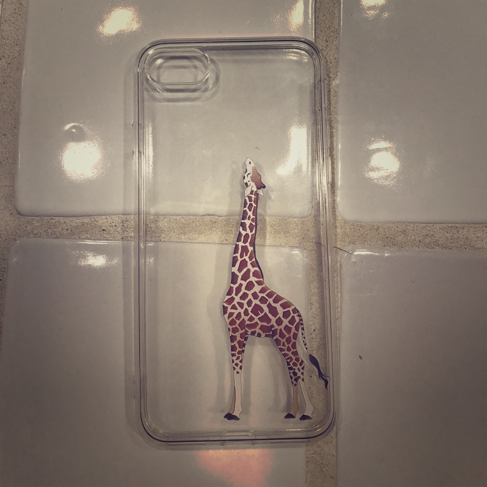 Clear Giraffe IPhone Case