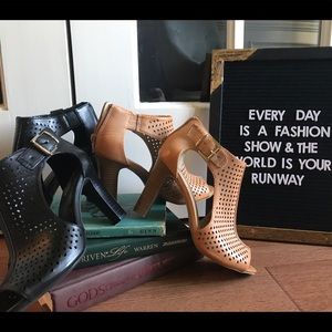 Merona cut-out open toed heels