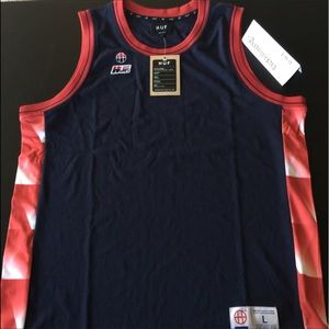 HUF division jersey brand new with tags