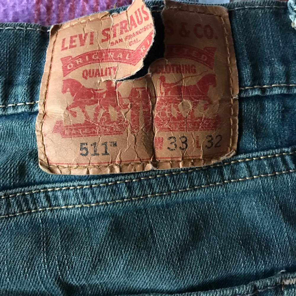 Worn men's Levi's