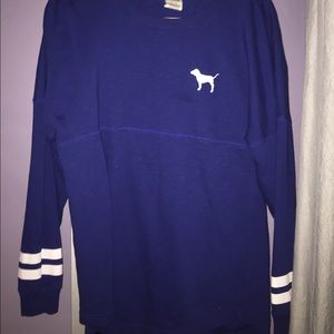 Blue long sleeve shirt