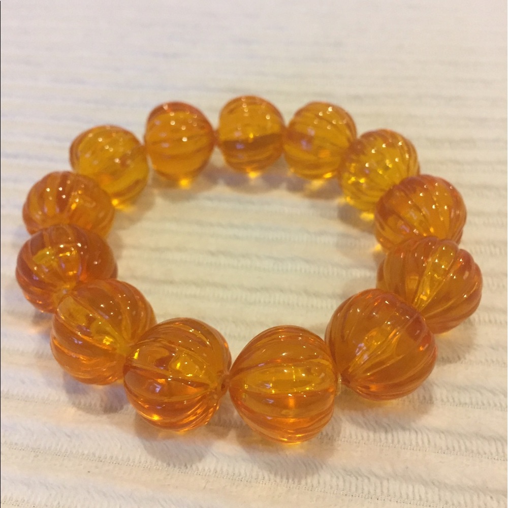 Amber colored bracelet