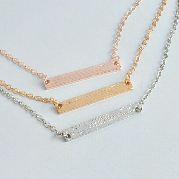 Gold Aztec Arrow Love Bar Pendant Necklace - Picture 3 of 8