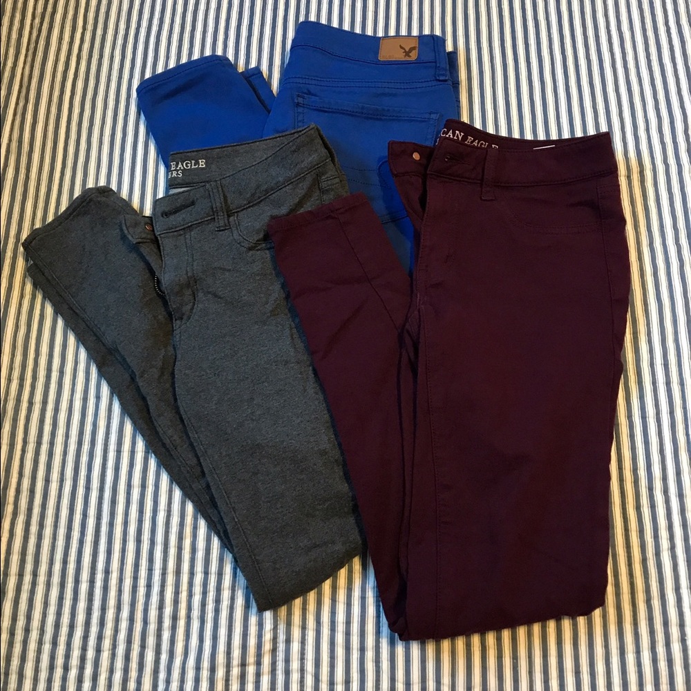 American Eagle 3 Pair Super Stretch Jegging